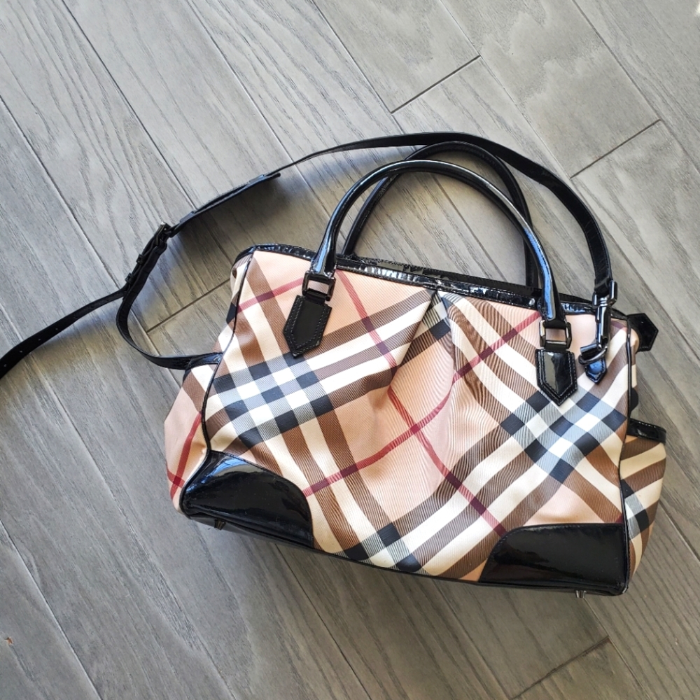 Burberry diaper bag